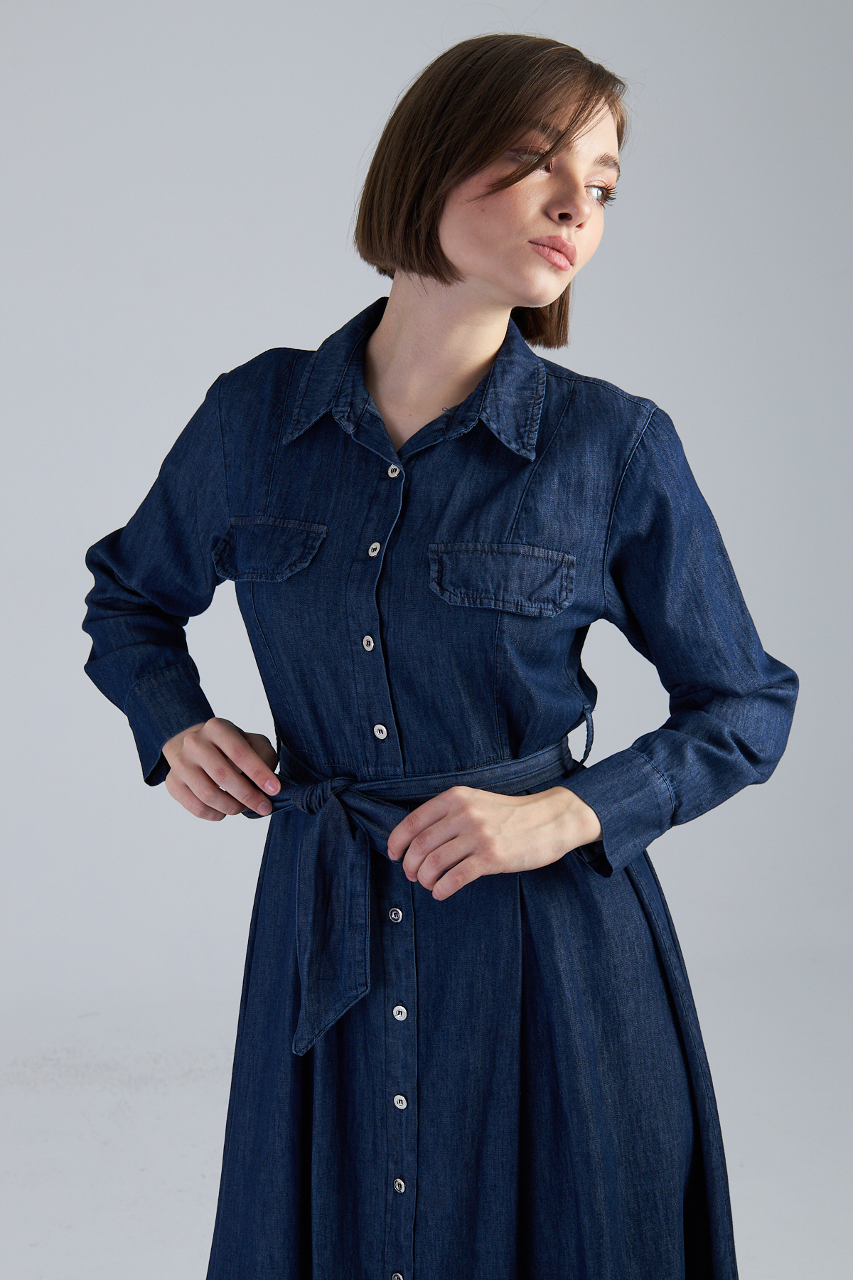 ZERİYA DENİM ELBİSE - 4633